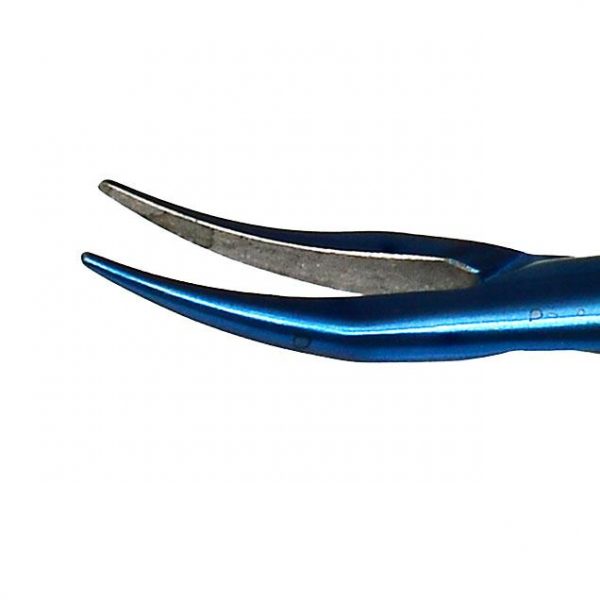TMH113 Castroviejo Needle Holder Curved, Titanium - Titan Medical Instruments