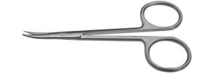 TMS606 Sharp/Blunt Tips Cosmetic Surgery Scissors Curved - Titan Medical Instruments