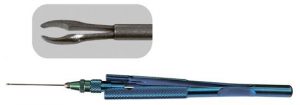 TMV505 25G Asymmetrical Forceps Straight - Titan Medical Instruments